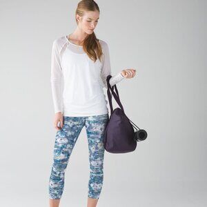 Lululemon Wunder Under Crop (Hi-Rise) Blurry Belle Multi size 8